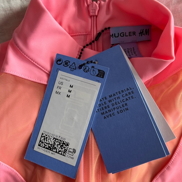 Mugler for H&M Mesh Panelled Mini Dress - Picture 8 of 10